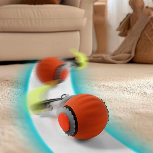 Interactive Cat Ball Toy Pet Cat Intelligent Sensor Ball Electric Toy Reduce Kitten Boredom Adjustable Ball Fast Rolling On